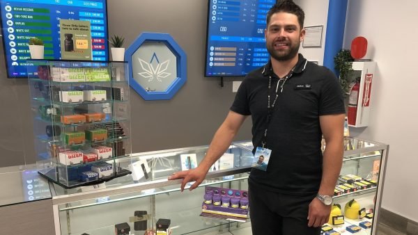 Joshua Vera at store.