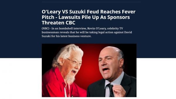 ﻿ Unscrupulous online CBD vendors are using the name of a famous Canadian scientist and environmentalist to sell their products, fooling hundreds of people.