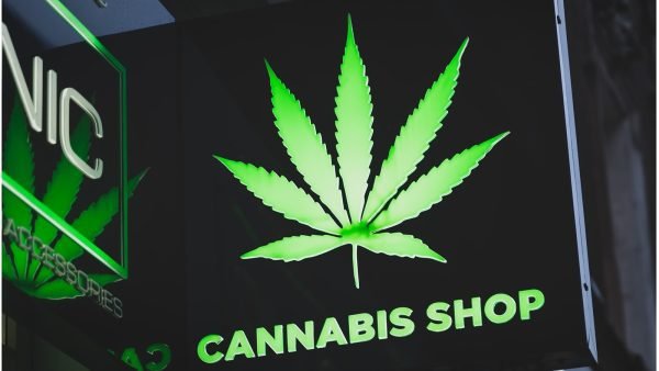 cannabis shop sign